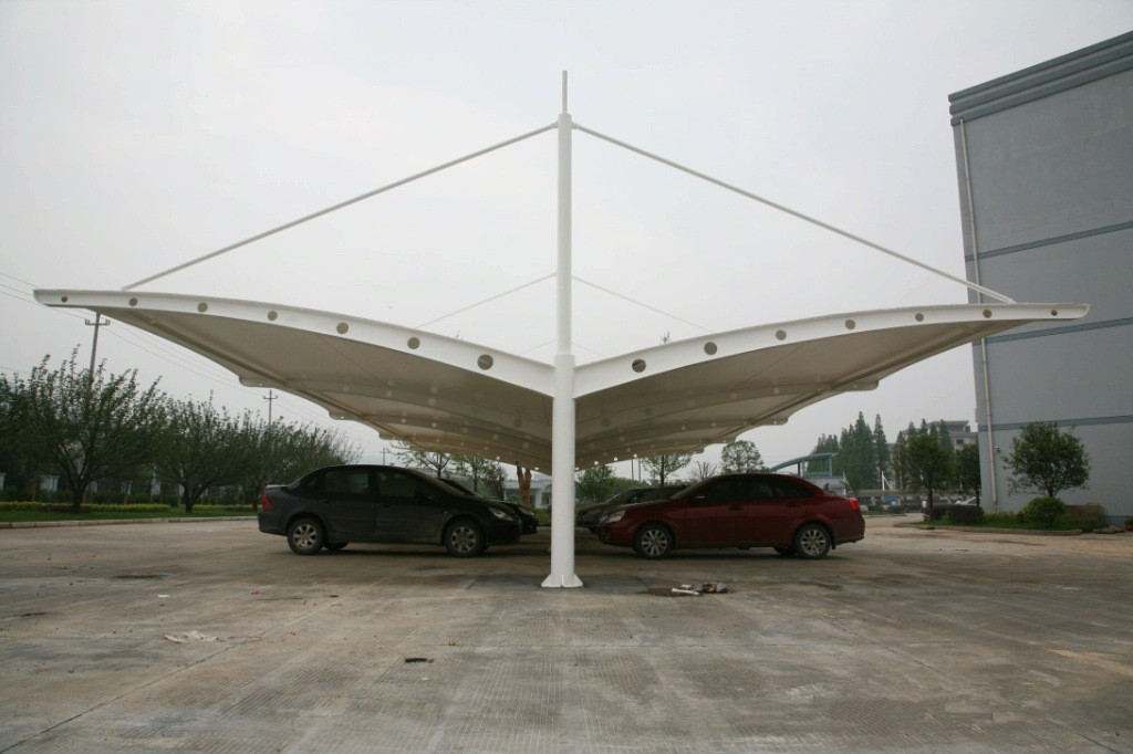 膜結構停車棚怎么施工才正確？